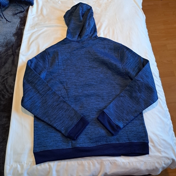 Under Armour men's size Medium blue hoodie Cold Gear NWT - Picture 3 of 4